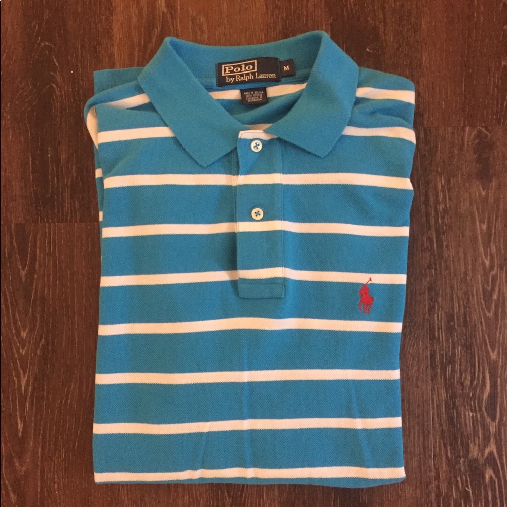 Polo by Ralph Lauren Blue Short-Sleeve Polo Shirt